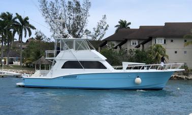 Yacht à moteur Sportfish de 55 pouces Hatteras à Ocho Rios !