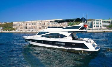 Charter the 50' Dorist Navy Power Mega Yacht in İstanbul, Turkey