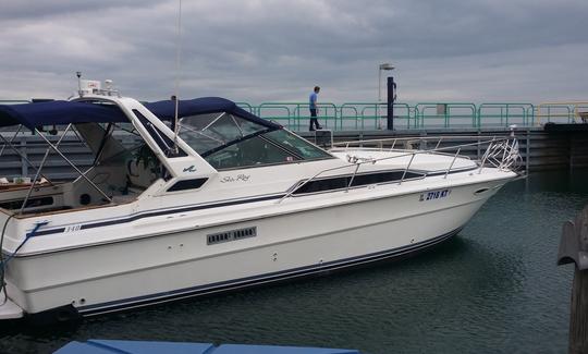 Yacht à moteur de luxe SeaRay Express Cruiser 340 Searay dans la région de Chicagoland