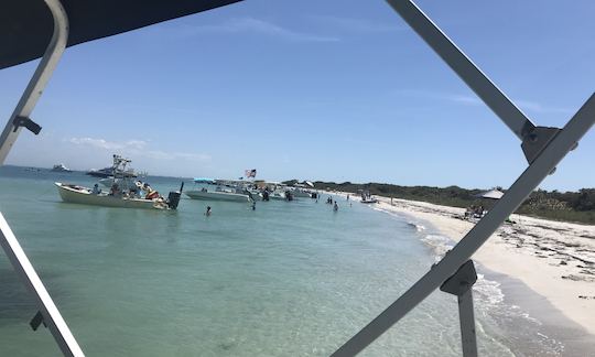 Ponton Bentley sur l'île d'Anna Maria, en Floride