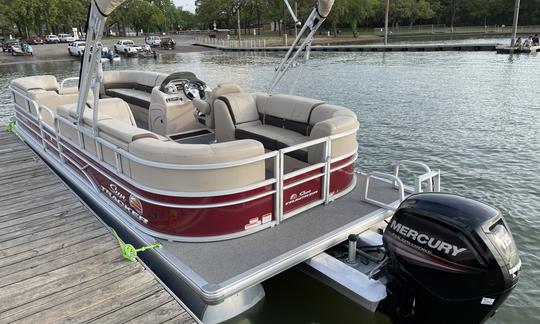 Pontón Sun Tracker 2018 Party Barge 24 DLX como mínimo de 3 días** | Cedar Creek