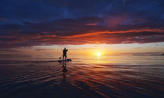 Expérience inoubliable de stand up paddleboard en Islande | Photos gratuites