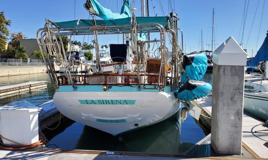 55ft Hudson sailboat in Marina del Rey. Your private group. Best Choice in L.A.