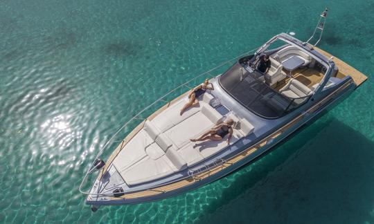 Charter 44' Cranchi Motor Yacht in Mikonos, Greece