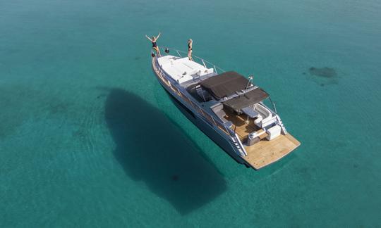 Charter 44' Cranchi Motor Yacht in Mikonos, Greece