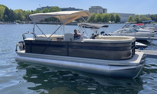 Crest 22ft Pontoon Party Boat In Seattle Area And Surrounding Lakes