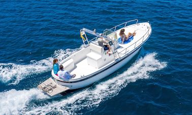 Gozzo 750 Boat Rental in Sorrento, Campania