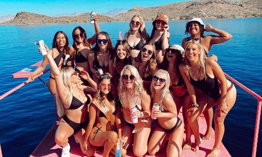 Custom Bachelorette 40ft Party Boat for Rent on Lake Pleasant