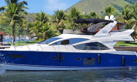 62ft Aquamarine Schaefer Power Mega Yacht Rental in Angra dos Reis, Brazil