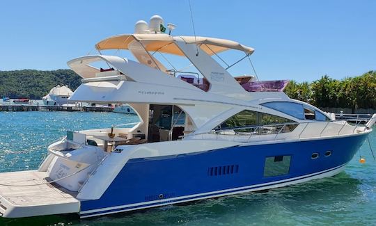 62ft Aquamarine Schaefer Power Mega Yacht Rental in Angra dos Reis, Brazil