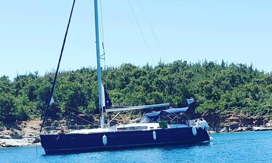 Iate à vela Beneteau Oceanis 46 em Kavala, Thasos, Chalkidiki, Ilhas Espórades