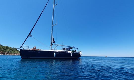 Iate à vela Beneteau Oceanis 46 em Kavala, Thasos, Chalkidiki, Ilhas Espórades