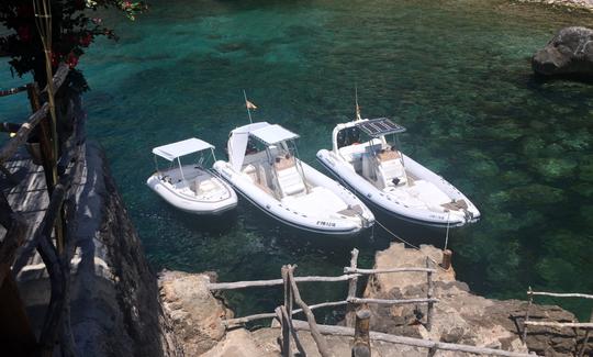 Alquile un bote inflable rígido King 820 para 12 personas en Port de Sóller, España