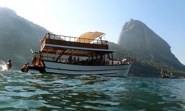 Location d'un bateau de fête de 41 pieds à Rio de Janeiro, au Brésil