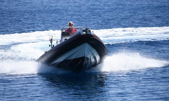 「ウェットドリーム」8.2m スコーピオン by Ribco RIB /300馬力-シフノス島