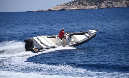 「ウェットドリーム」8.2m スコーピオン by Ribco RIB /300馬力-シフノス島