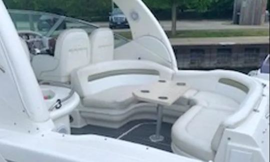 38ft Sea Ray Sundancer in Chicago, Burhnam Harbor (Up to 12 guests)