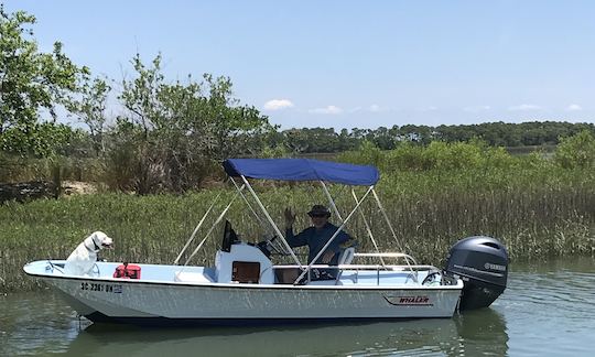 17' Classic Boston Whaler Charter in Folly Beach, South Carolina