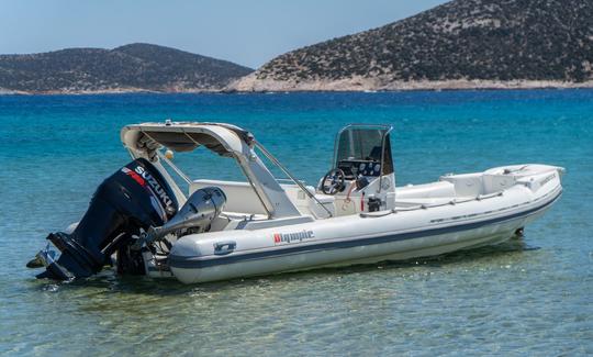 RIB olímpico «Poliegos» de 7,2 m/250 CV - Isla Sifnos