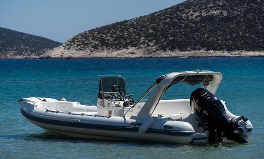 RIB olímpico «Poliegos» de 7,2 m/250 CV - Isla Sifnos