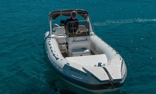 RIB olímpico «Poliegos» de 7,2 m/250 CV - Isla Sifnos