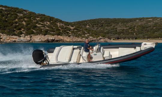 「ウェットドリーム」8.2m スコーピオン by Ribco RIB /300馬力-シフノス島