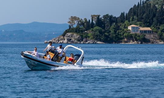 Paul boat 8m Rib for rent in Marina Gouvia Corfu