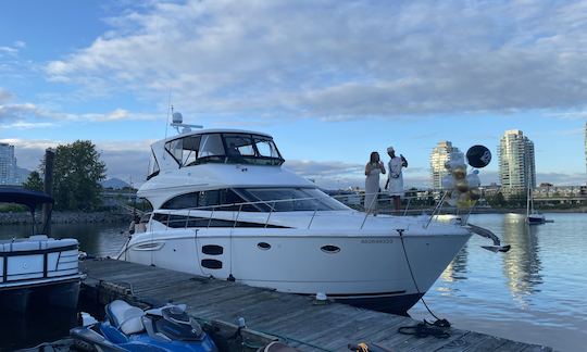 🇨🇦 Location de yacht de luxe Meridian au centre-ville de Vancouver 🛥  