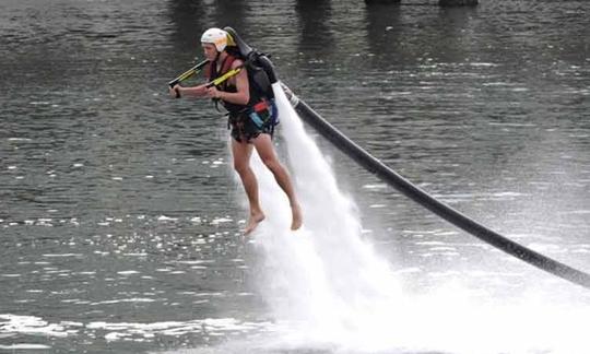 Jetpack voando em Toledo, Ohio