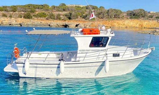 Pequeño chárter para nadar y bucear en Gozo/Malta