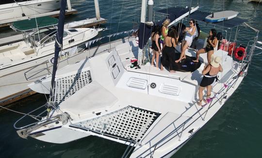 Private Charter on a 38ft Cruising Catamaran for Up to 15 People in Cabo, Mexico