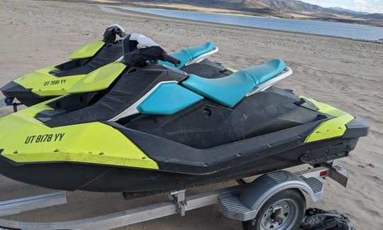 2 motos acuáticas SeaDoo en alquiler en el lago Yuba