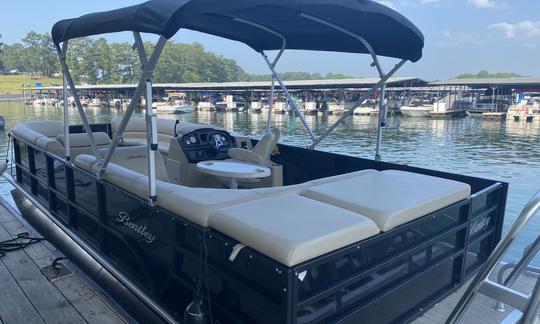 Location de ponton de luxe Bentley de 24 pieds au lac Allatoona