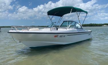 17' Boston Whaler Bowrider for 4 People in New Smyrna