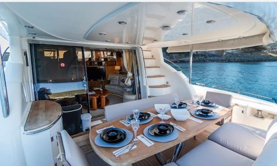 Sunseeker 62' Mega Yacht for 10 People in Muğla