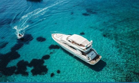 Sunseeker 62' Mega Yacht for 10 People in Muğla