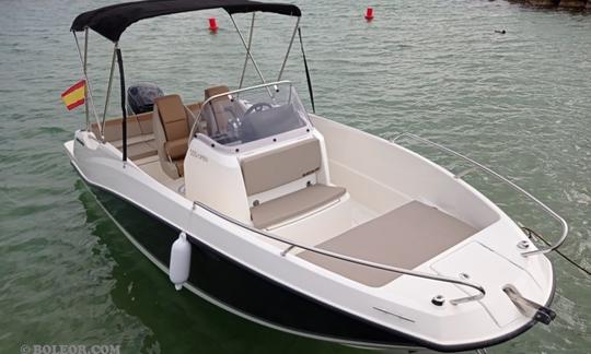 Rent this Speedboat Q590 'Astreo' 115hp for 6 people in Palma, Spain