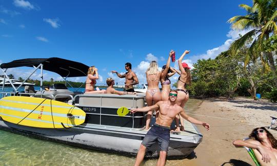 Sandbar Party Pontoon Boat em Miami - acomoda 10 pessoas