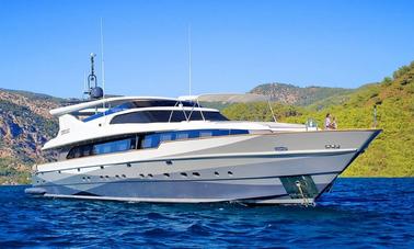 40 Meter Ultra Luxury Motor Yacht Bodrum Yalikavak | 6 Cabins - 12 Pax