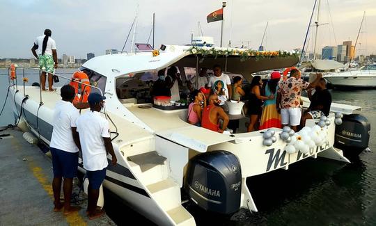 Location de catamaran à moteur de 45 pieds à Luanda, Angola