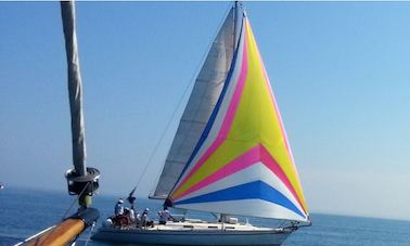 Dromor Apollo 12 Plus Skippered Sailing Yacht for Charter, in Old Harbor Chania.