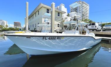 Ocean Master Center de 37 pés pescando em Fort Lauderdale no barco mais rápido