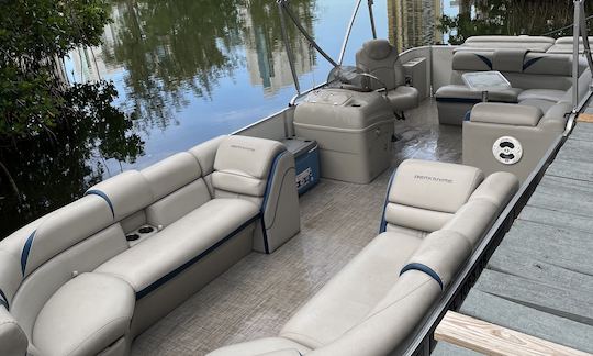 Bateau ponton de luxe de 28 pieds