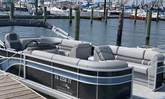 Luxury Pontoon tours Serving Broad Bay Va Beach and Waterside Norfolk