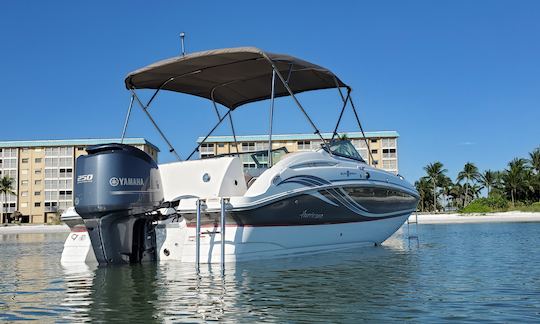 Hurricane 24ft DeckBoat for the entire Family Delivered to your Dock!