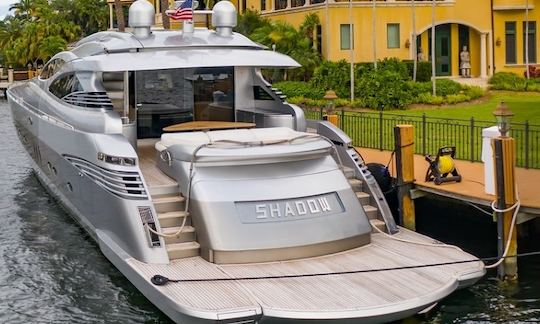 "Jerico 5" Pershing 94 Ultimate Party Yacht With DJ Booth in North Bay Village!