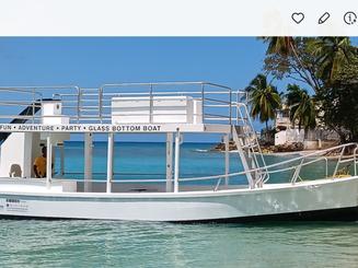 Glass Bottom/Party Boat in Bridgetown, Barbados