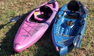 Two Kayaks, 1 Sit On Fishing, 1 Sit In Recreational