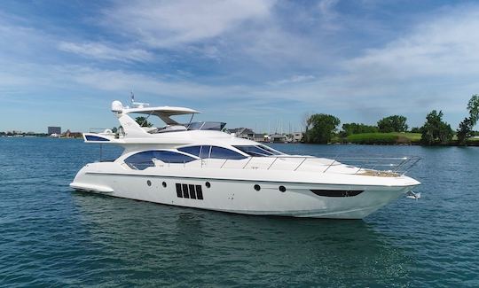 "Lupo 2" 70' Azimut FlyBridge for Charter in Sunny Isles Beach