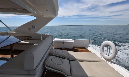 "Lupo 2" 70' Azimut FlyBridge for Charter in Sunny Isles Beach